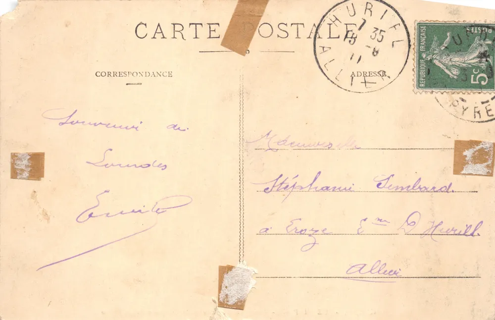 Luz (H.-Pyr.) — Allgemeiner Blick vom Solférino-Kapellhof — C. C. - 5 - Rückseite