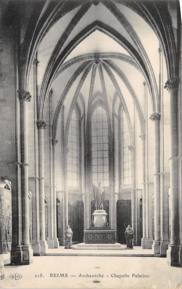 Reims — Erzbistum — Palastkapelle — Verleger B.D. n°218 - Vorderseite