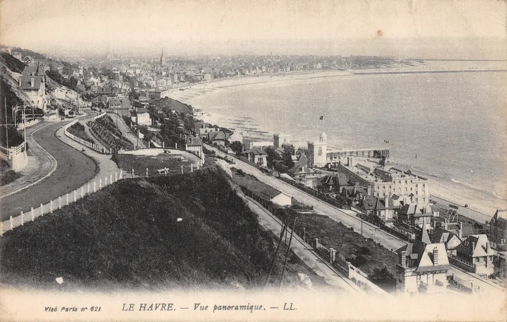 Le Havre — Vue panoramique — Visé Paris n° 621 - Recto