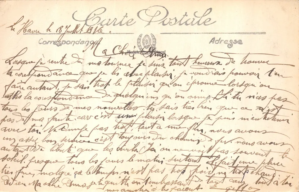 Le Havre — Vue panoramique — Visé Paris n° 621 - Verso