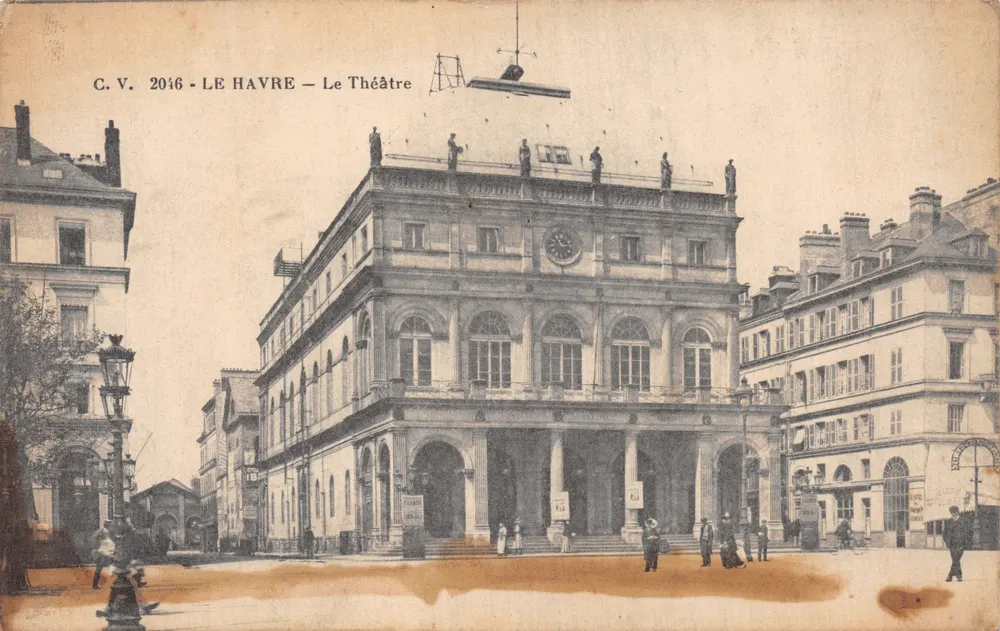 Le Havre — Le Théâtre — C.V. 2046 - आगे