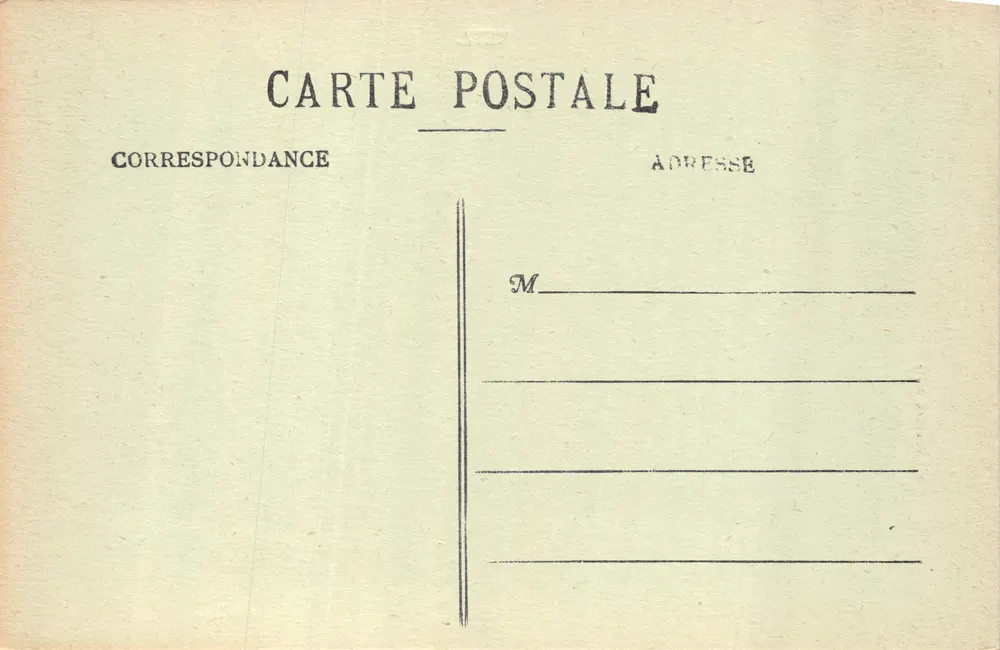 Metz — Vergleich der Denkmäler vor und nach dem Krieg — F. Connard, Metz - Rückseite