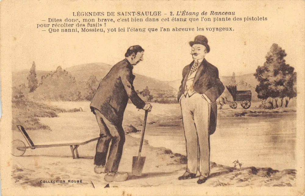 Legenden von Saint-Saulge — Der Ranceau-See — Sammlung Roubé - Vorderseite
