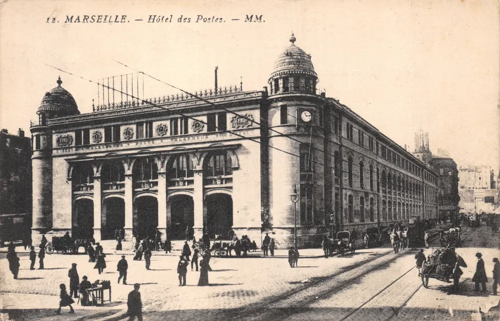 Marseille — Hôtel des Postes — MM - 앞면