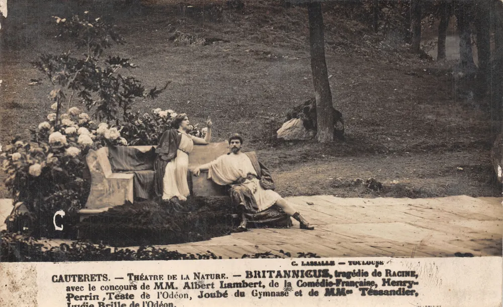Cauterets — Théâtre de la Nature — représentation de Britannicus - Recto