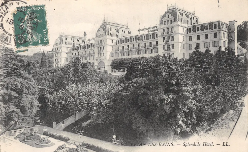 ÉVIAN-LES-BAINS — Splendide Hôtel — LL. Éditeur LL - आगे