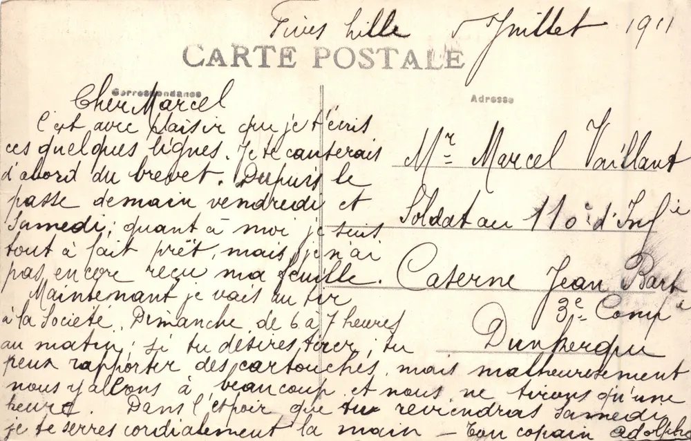 Lille - Le Pont Napoléon — éditeur E. C., n° 47 - पीछे