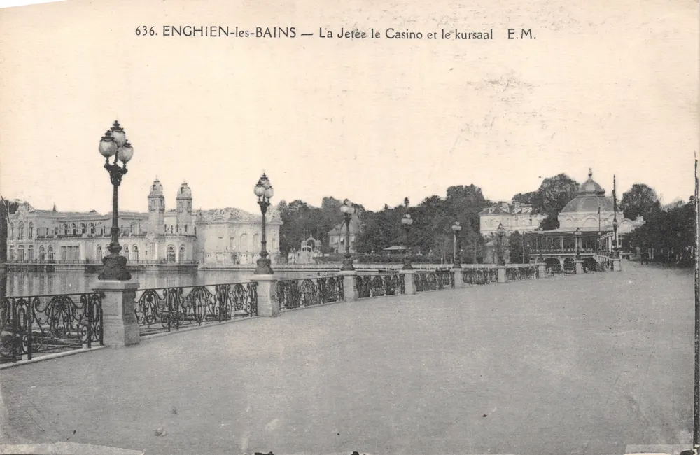 Enghien-les-Bains — La Jetée, le Casino et le Kursaal — E.M - Recto