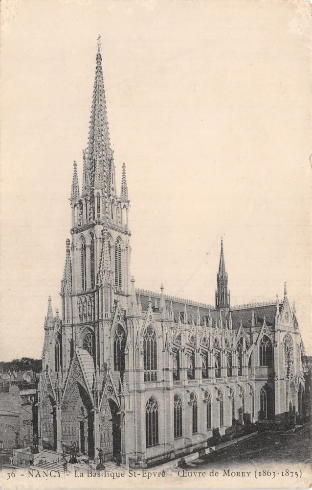 Nancy — La Basilique Saint-Épvre — Œuvre de Morey (1863-1875) - आगे