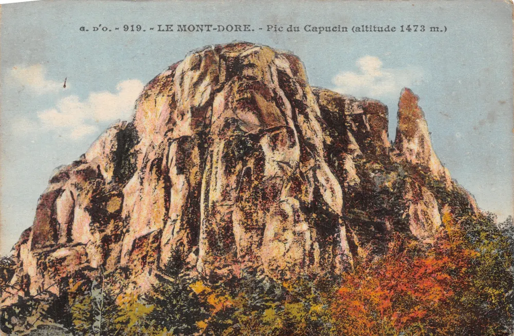Mount-Dore - Pic du Capucin (Höhe 1473 m.) - J. Gouttefanges, Édit. Olliergues (P.-de-D.) - Vorderseite