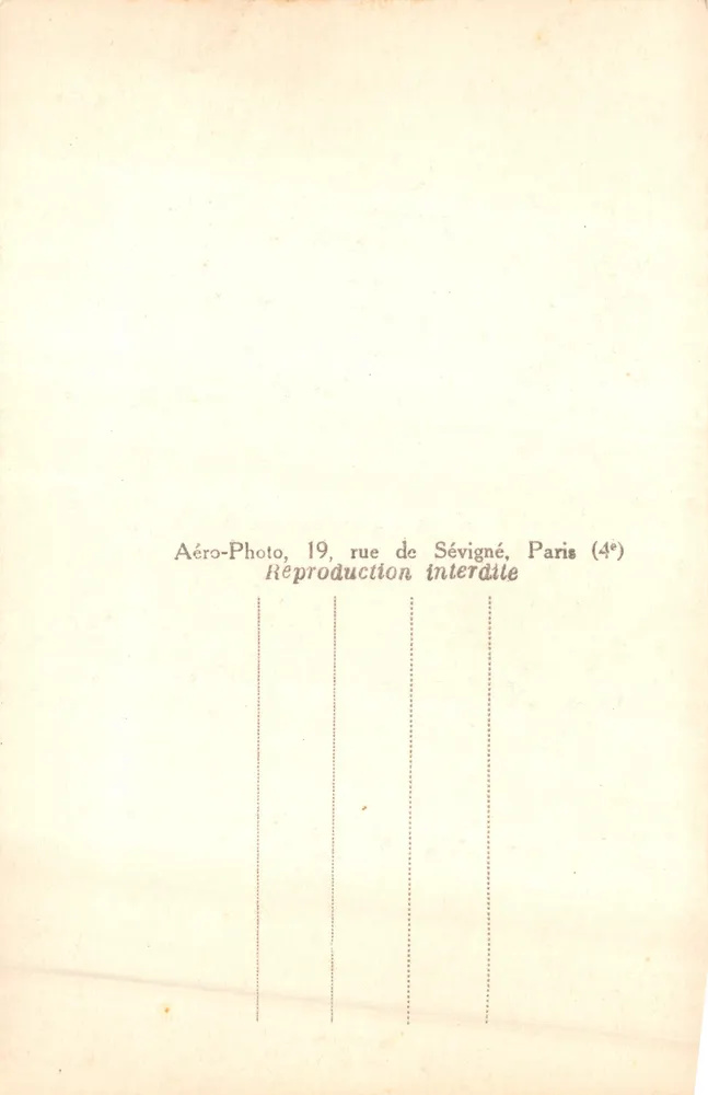 Chartres - Die Kathedrale - Apse und Nordseite — Verlag JO, Nr. 219 - Rückseite
