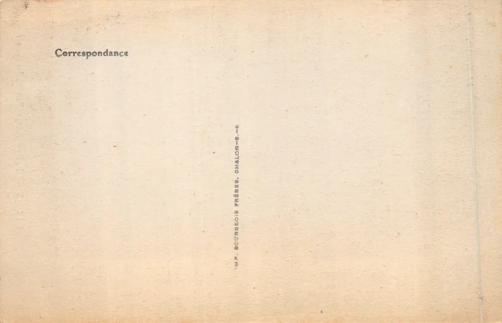 Cluny — Kirche Notre-Dame. Rosenfenster — Verlag: A. Tordat - Rückseite