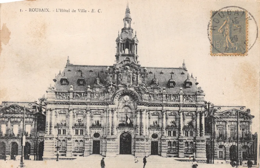 Roubaix - L'Hôtel de Ville - E. C - 앞면