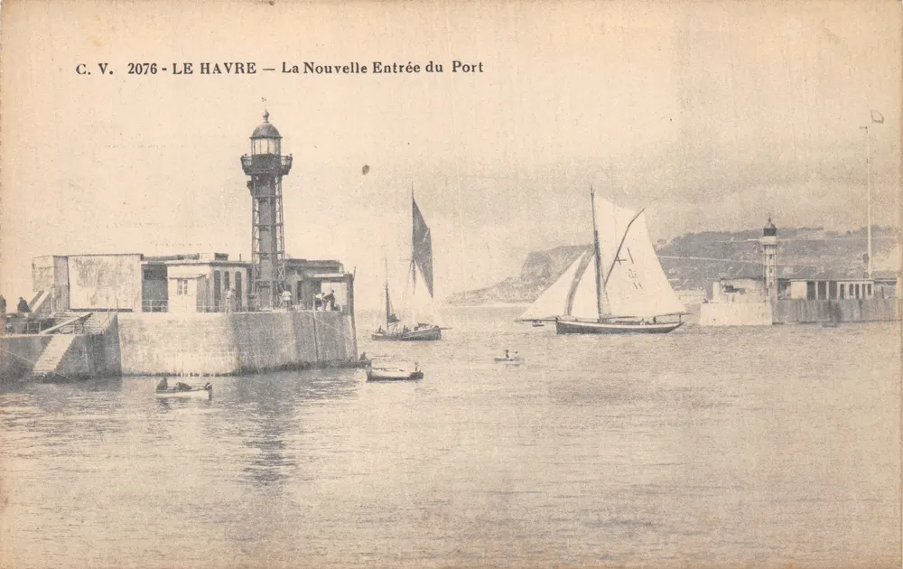 Le Havre — Die Neue Hafenöffnung — C.V. 2076 - Vorderseite
