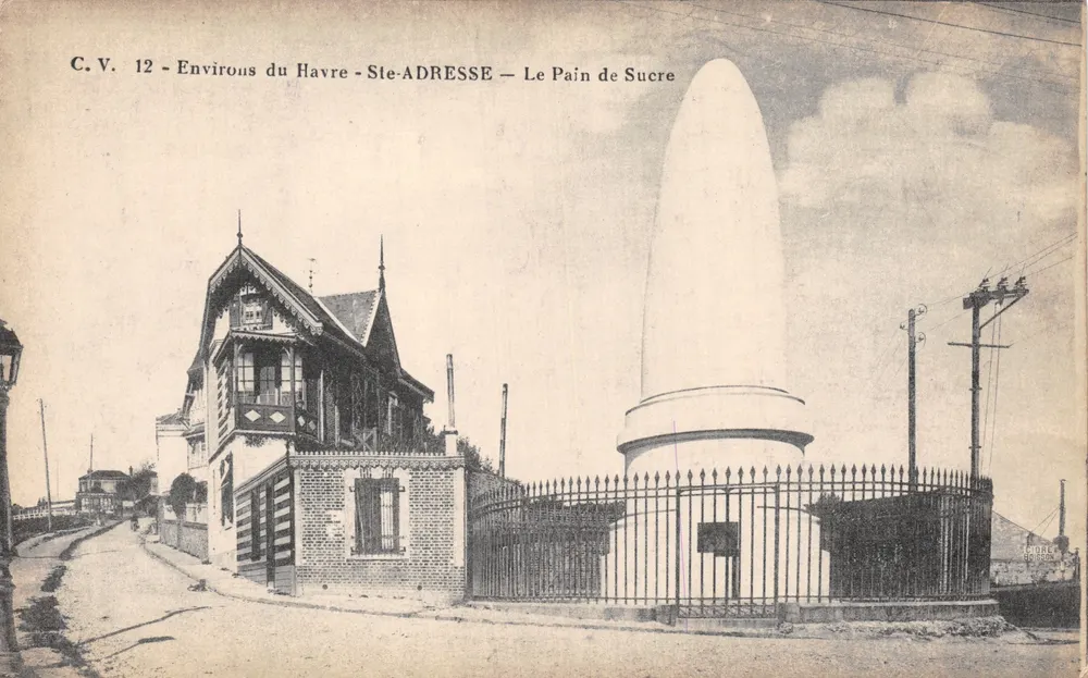 Der Zuckerhut — Denkmal in Sainte-Adresse — Verlag C. V. 12 - Vorderseite