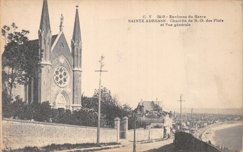 Sainte-Adresse — Kapelle der Jungfrau der Wellen — Allgemeiner Blick — C.V. 2510 - Vorderseite