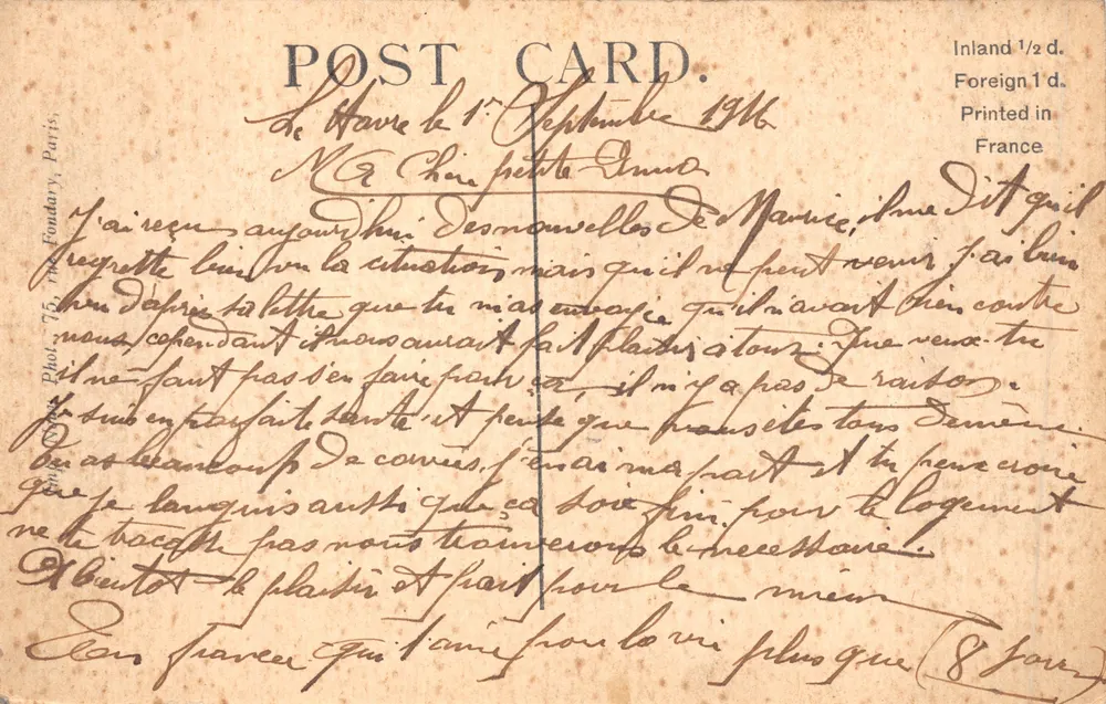 Le Havre — General View — Visé Paris n° 515 - पीछे