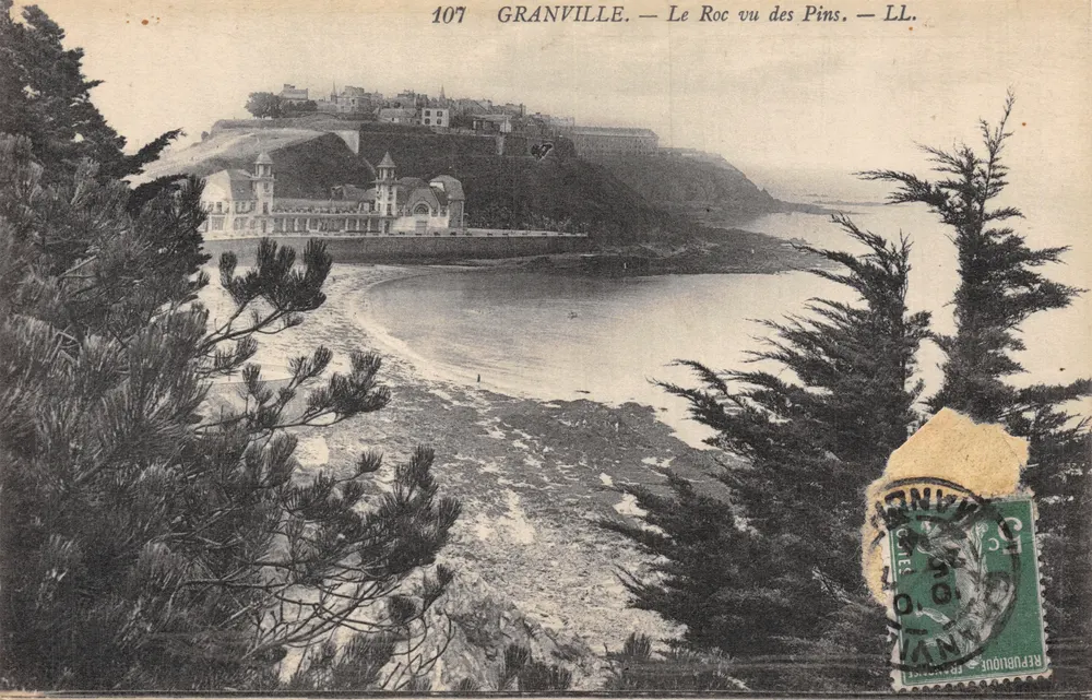 Granville — Ansicht des Le Roc von den Pins — LL. n° 107 - Vorderseite