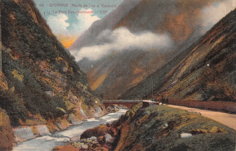 Gavarnie — Die Brücke Des-douroucat — Verlag CAP, Nr. 44 - Vorderseite
