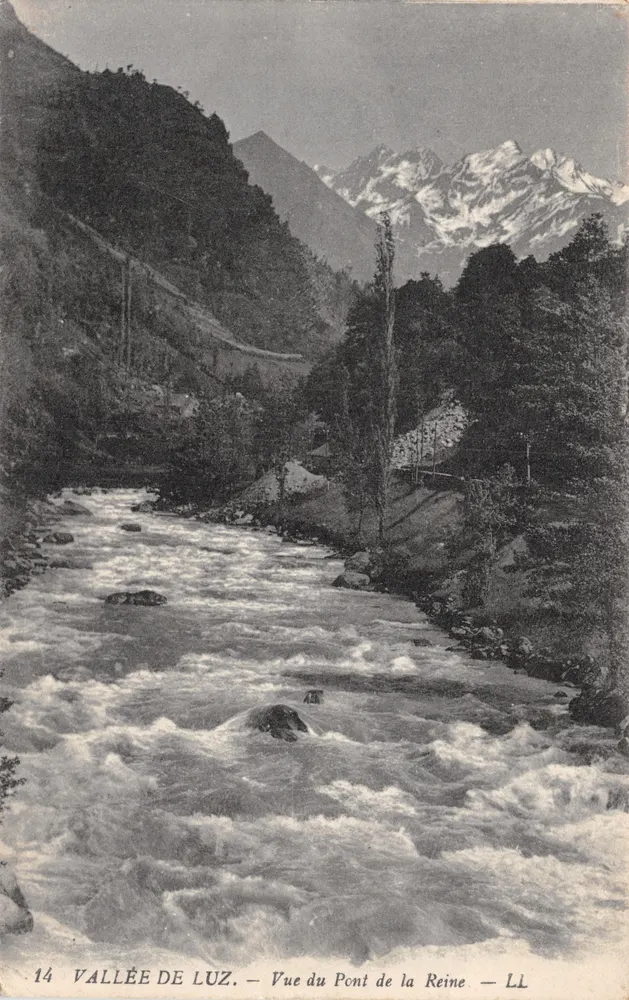 Tal von Luz — Ansicht des Königinbrücke — LL - Vorderseite