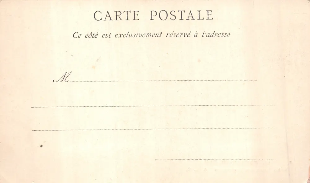 Fontainebleau — Le Salon des Tapisseries — C. L. C. n°14 - Verso