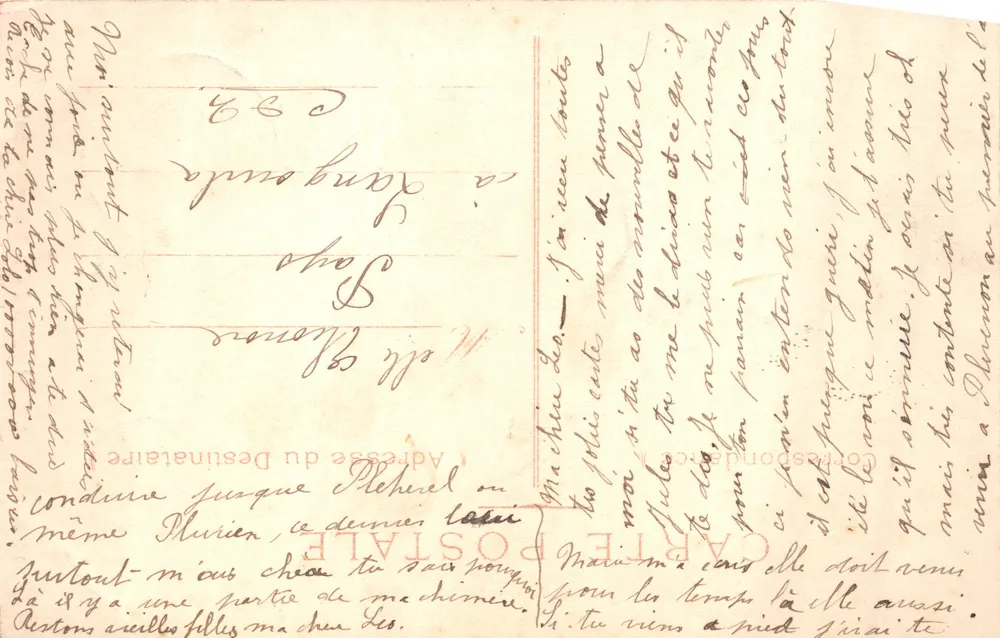 Arras — Das Rathaus — Haupteingang — Verleger LEHÉRY, n°14 - Rückseite