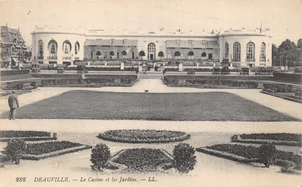 Deauville — Das Casino und die Gärten — LL. n° 282 - Vorderseite