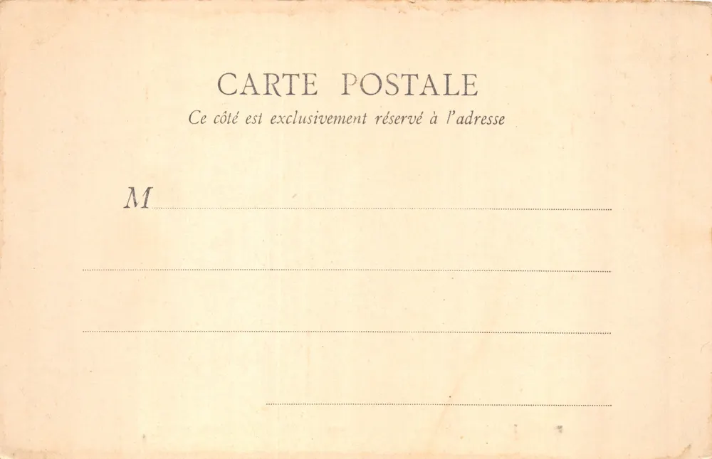 Fontainebleau — Golden Gate und Kapelle Saint-Saturnin — B. F., PARIS - Rückseite