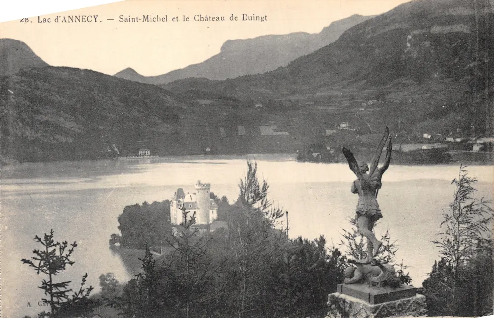 See Annecy — Saint-Michel und Schloss Duingt — A. GM - Vorderseite