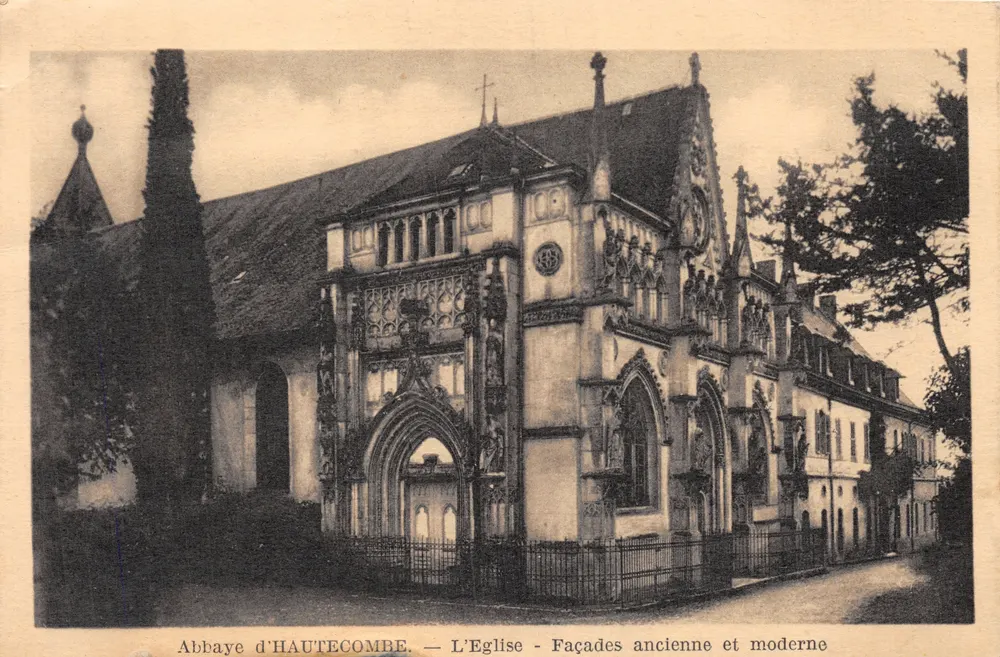 Abtei HAUTECOMBE — Die Kirche - Alte und moderne Fassaden — Verlag nicht sichtbar - Vorderseite
