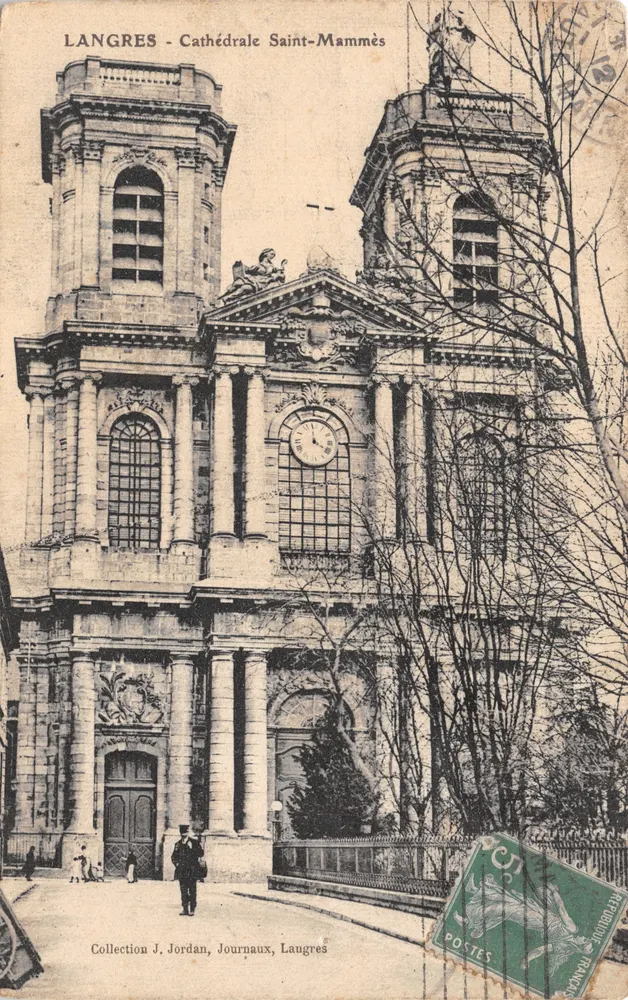 Langres - Kathedrale Saint-Mammès — Verlag Collection J. Jordan, Journaux, Langres - Vorderseite