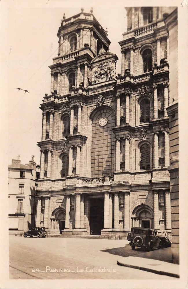 Rennes — La Cathédrale — Éditeur : LA CIGOGNE, Rennes - Recto