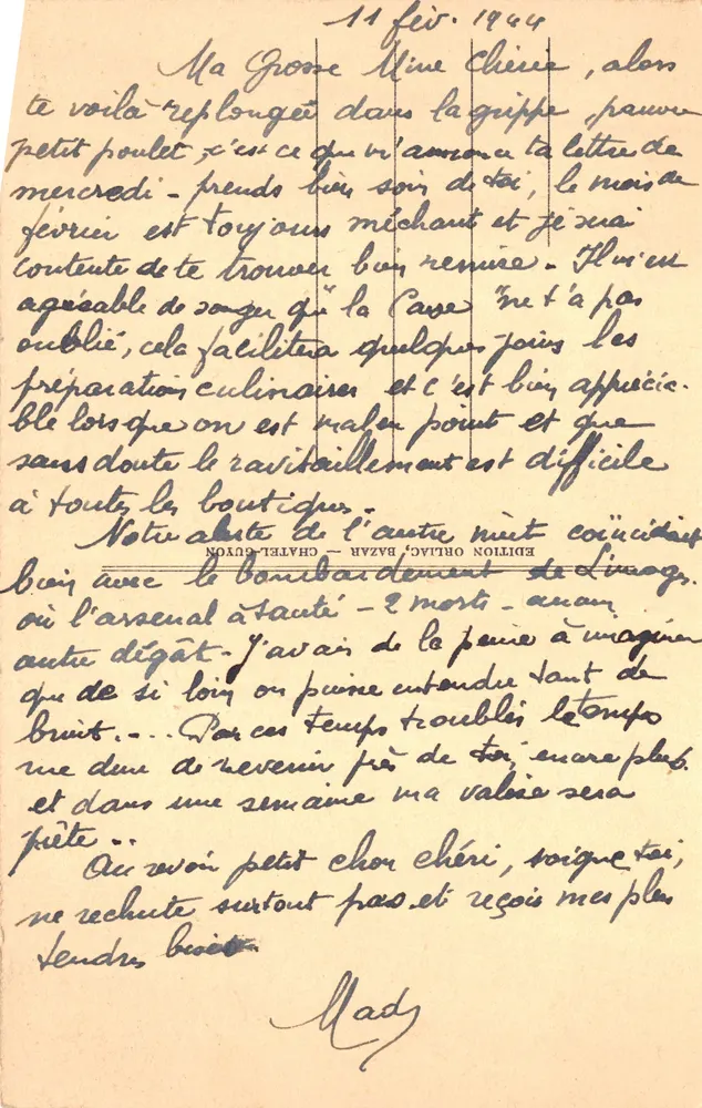 Châtel-Guyon — Le ruisseau Pardoun dans le Larc — éditeur CAP - 뒷면