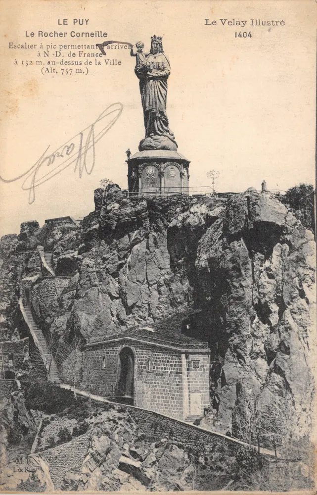 Le Puy — Le Rocher Cornelle — Verleger Le Velay Illustré n°1404 - Vorderseite