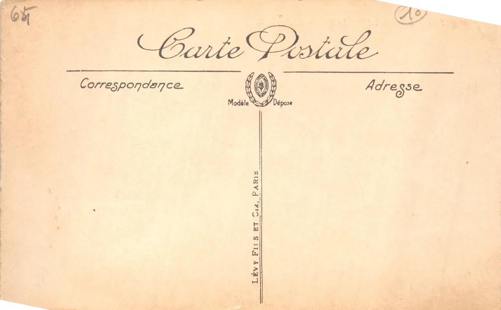 Biarritz — Le Rocher du Basla — LL. — Éditeur LL. — N° 205 - Verso