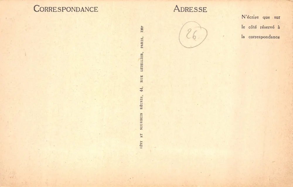 Valence — La Cathédrale — Porte Nord — éditeur LL - Verso