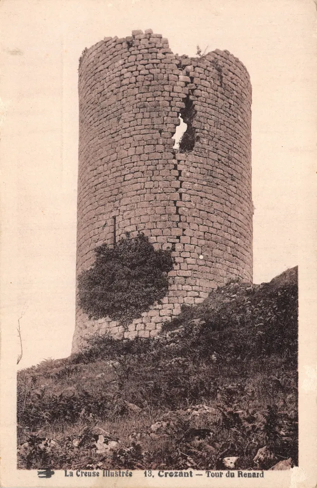 Crezant — Tour du Renard — Verlag La Creuse Illustrée, n° 43 - Vorderseite