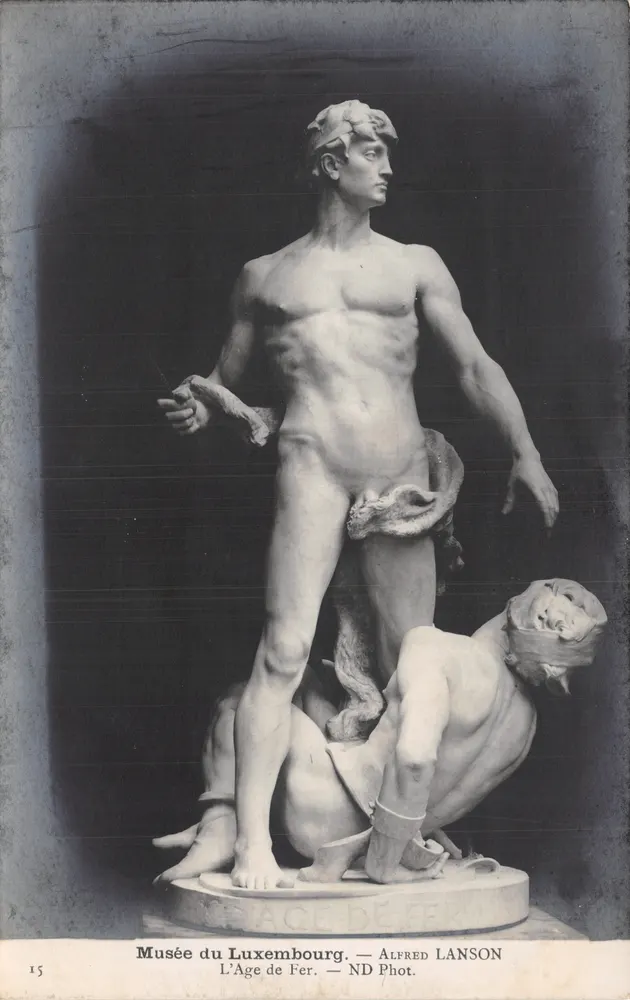 Musée du Luxembourg — L'Âge de Fer — Alfred Lanson Phot - Recto