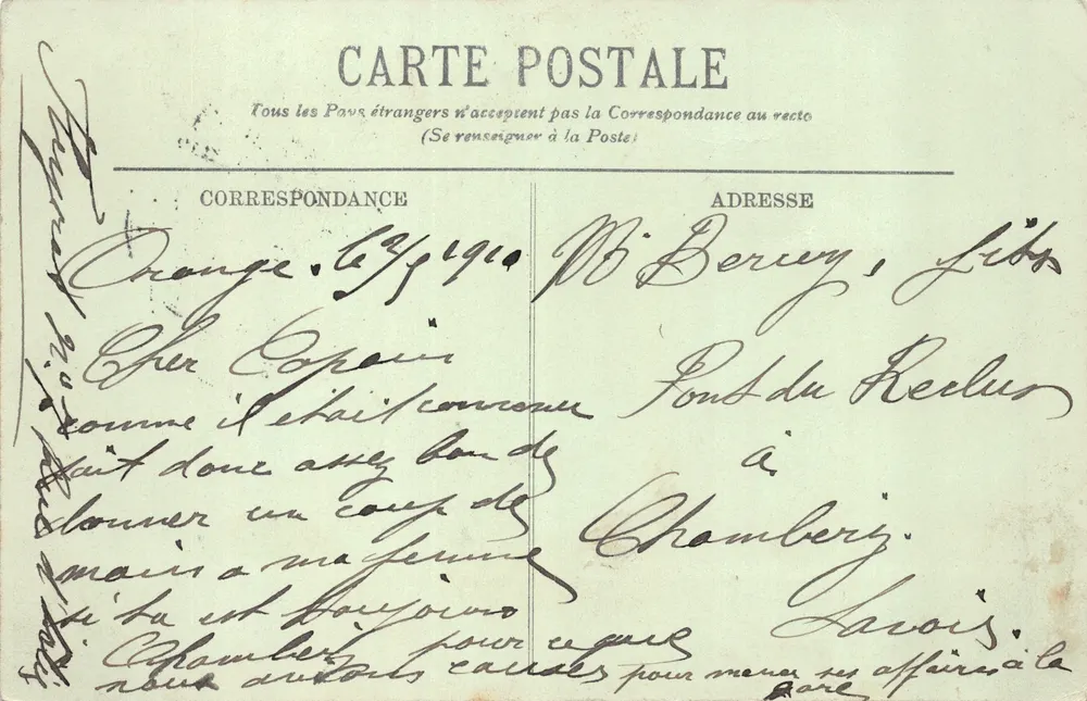 Orange — Le Théâtre Romain — LL. Éditeur LL. N° 3 - Verso