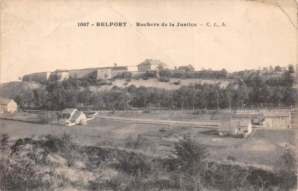Belfort — Rochers de la Justice — C. L., b. — n° 1007 - Recto