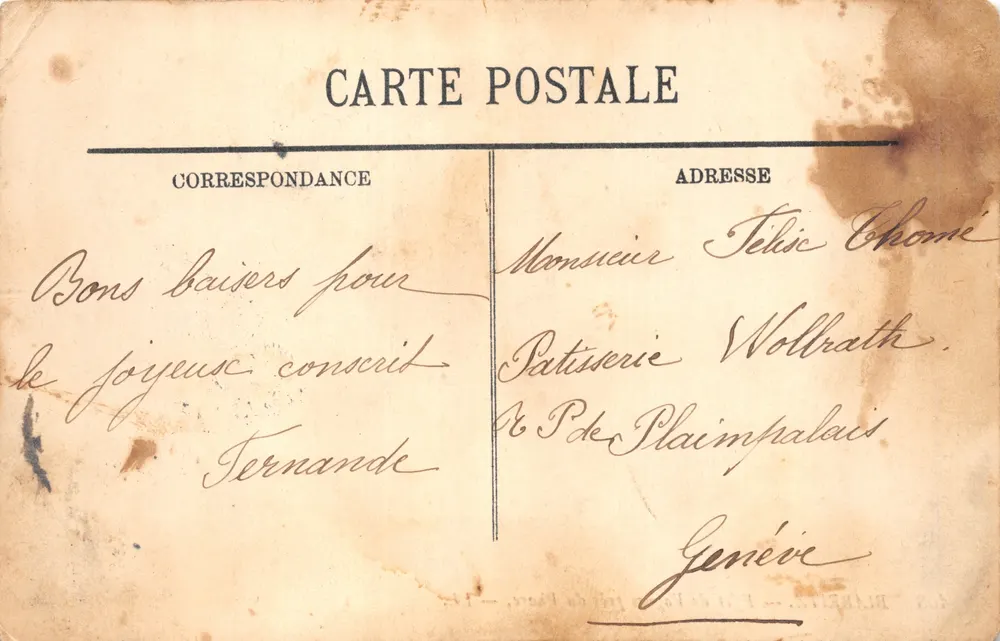 Blarritz — Effet de Vagues près du Phare — LL. — N° 108 - Verso