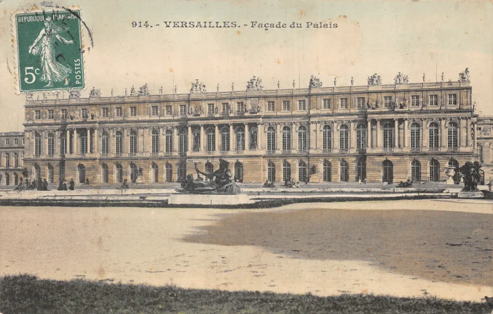 Versailles — Façade du Palais — Éditeur : 914 - Recto