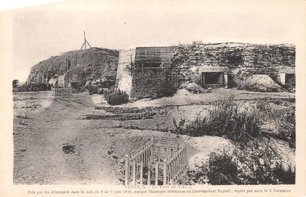 Verdun — Das Fort von Vaux — Verlag Photo M.C. Verdun - Vorderseite