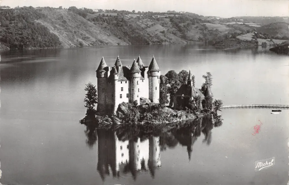 Château de Val — Lac du Barrage de Bort — Éditeur Michel - 앞면