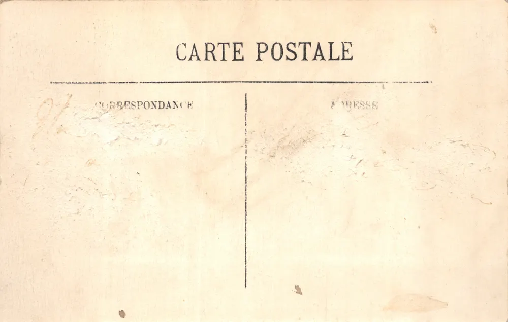 Ansicht von Angoulême — La Couronne — Das Tor der Abtei — LL. — Nr. 86 - Rückseite