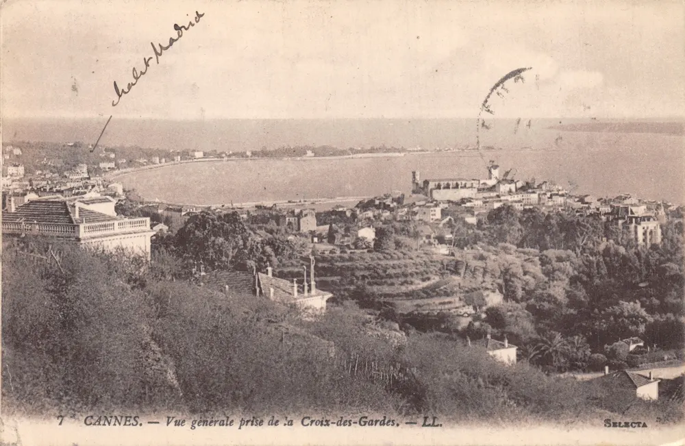 CANNES — Allgemeiner Blick von der Croix-des-Gardes — Verleger SELECTA - Vorderseite