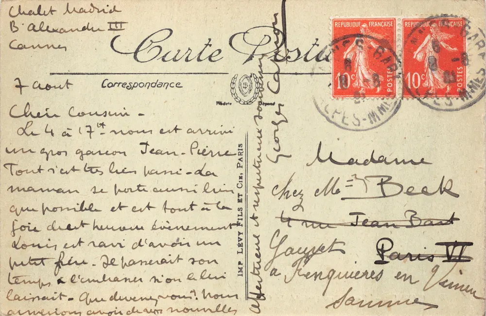 CANNES — Allgemeiner Blick von der Croix-des-Gardes — Verleger SELECTA - Rückseite