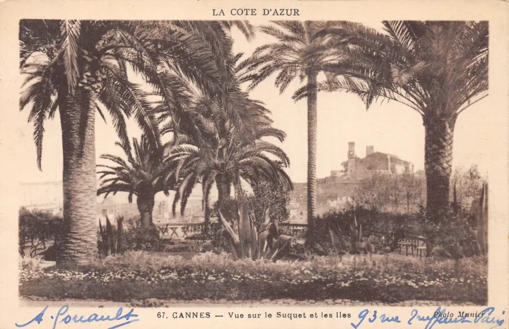 GANNES — Ansicht des Suquet und der Inseln — Photo Munier - Vorderseite