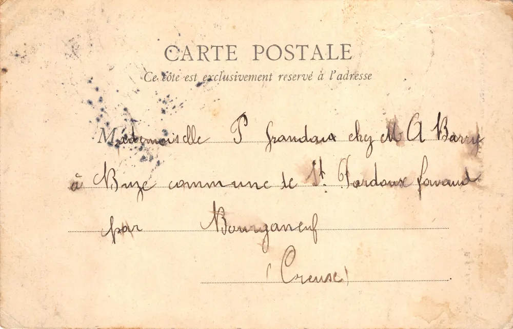 Mont Ceindre — La Tour Nesine — B. F., PARIS - Rückseite