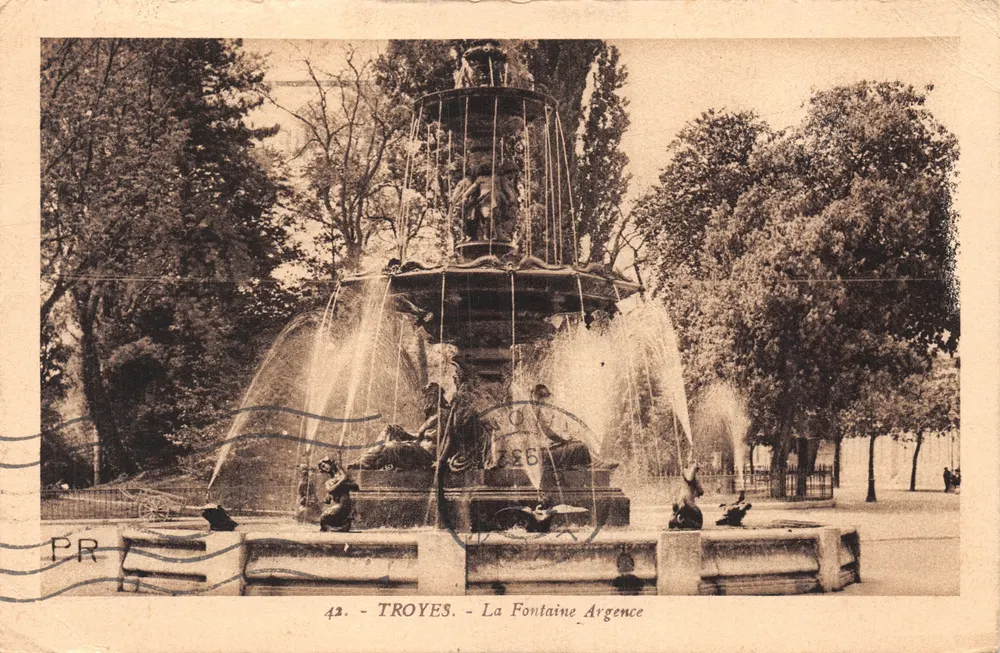 Troyes — La Fontaine Argence — Verleger nicht sichtbar, Nr. 42 - Vorderseite
